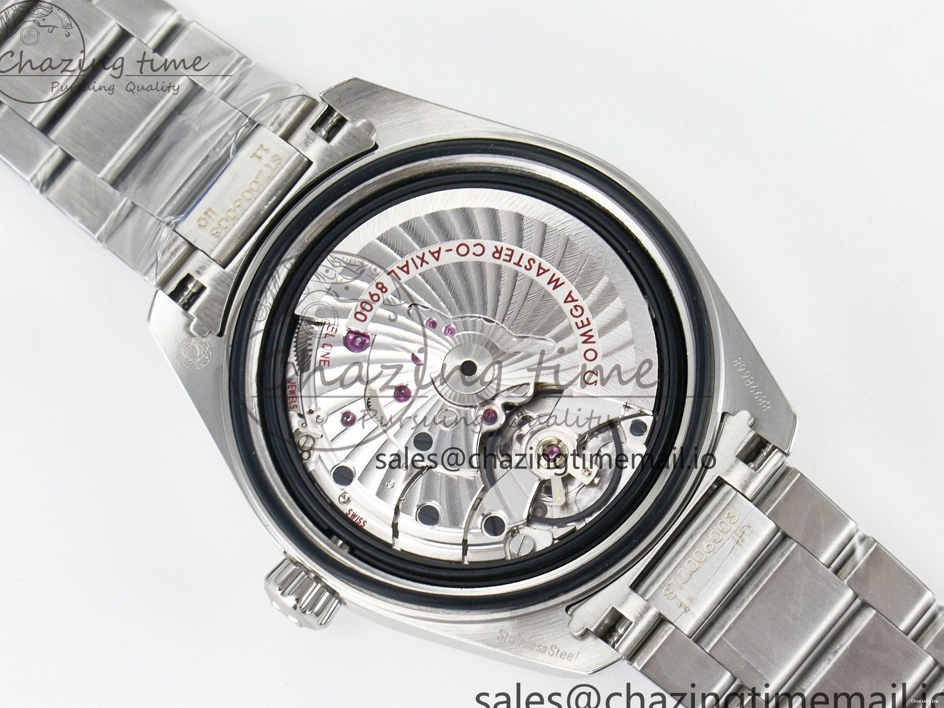 0302 ModernLook Aqua Terra 150M Master Chronometers VSF 1:1 Best Edition White Dial Orange Hand on SS Bracelet A8900 Super Clone 7650